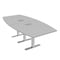 Skutchi Designs 45 in W, 96 in L, 29 in H, Engineered Wood Top, Grey HAR-BOT-46x93-T-ELEC-XD01 - alternate 1